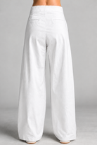 PAULA RYAN Drill Sailor Pant - White - Magpie Style