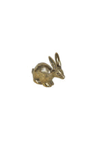Crouching Brass Rabbit - Magpie Style