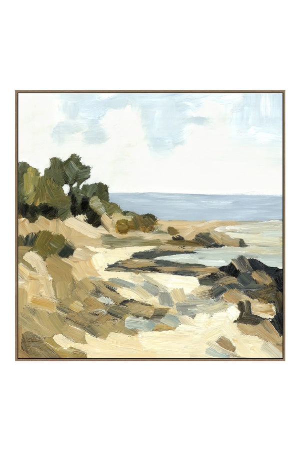 Beachside Dunes Scene - Art Print