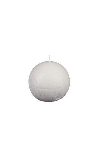 Terra Texture Sphere Candle - Nat