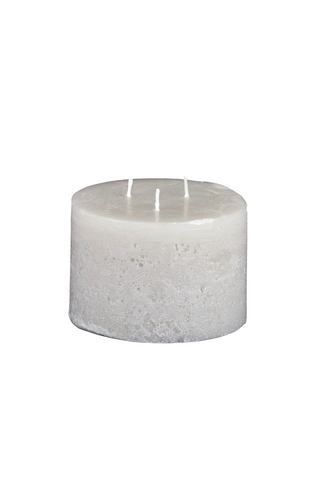 Large Terra Texture Pillar Candle - Nat