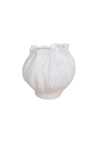 Florus Wide Stone Organic Shaped Vase - Magpie Style