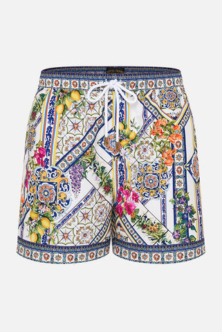CAMILLA - Mid Length Board short Amalfi Amore