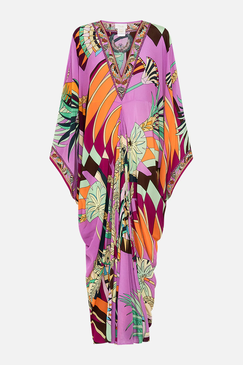 CAMILLA - T Shape Long Kaftan Giza Goddess - Magpie Style