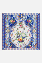 CAMILLA Large Crystalled Slik Square Scarf- Tiles Darls - Magpie Style