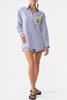 CAMILLA Stepped Hem Shirt - Song of Saint Anthony - Magpie Style