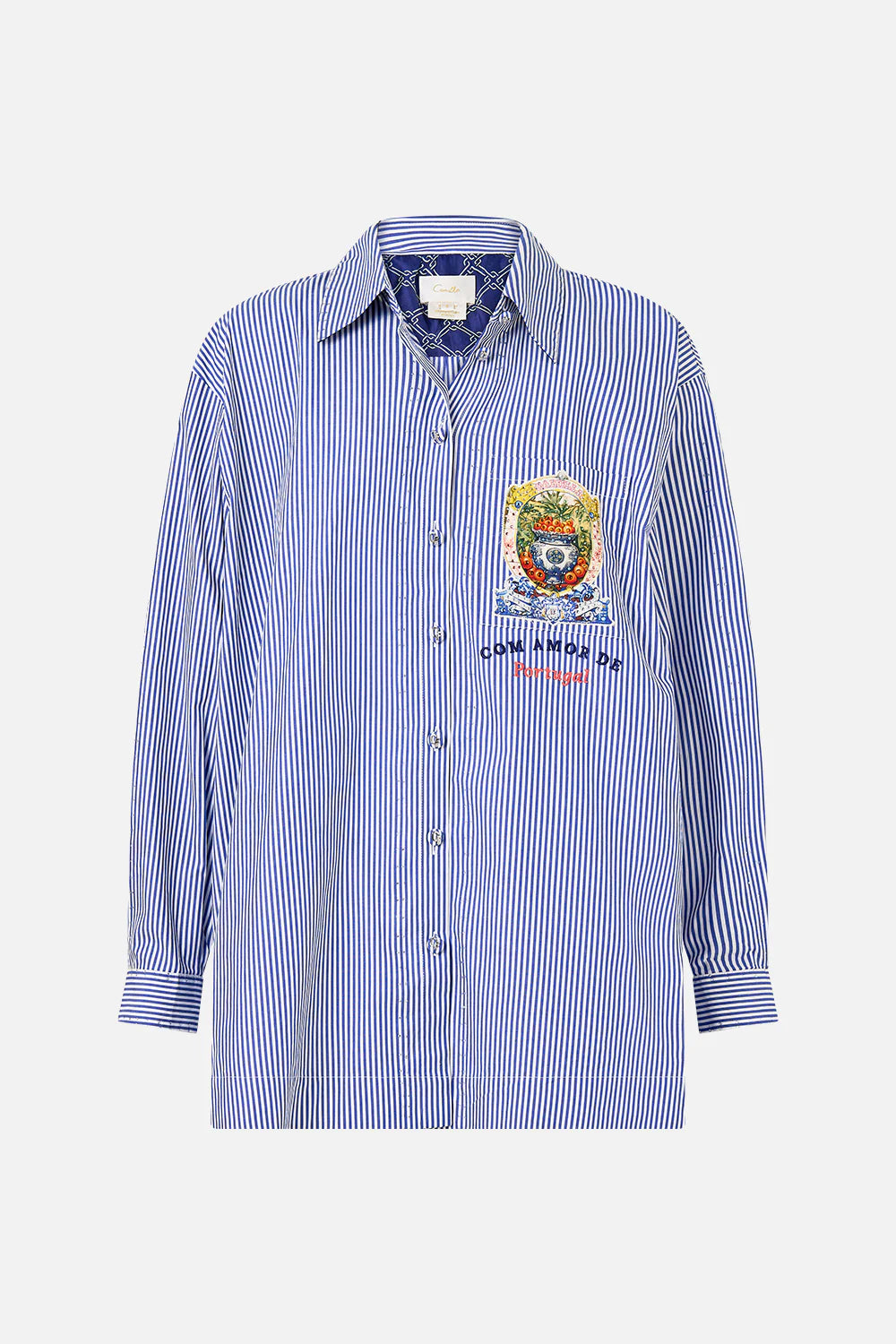 CAMILLA Stepped Hem Shirt - Song of Saint Anthony - Magpie Style