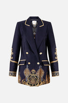 CAMILLA Double Breasted Suit Jacket - The Imperial Gate - Magpie Style
