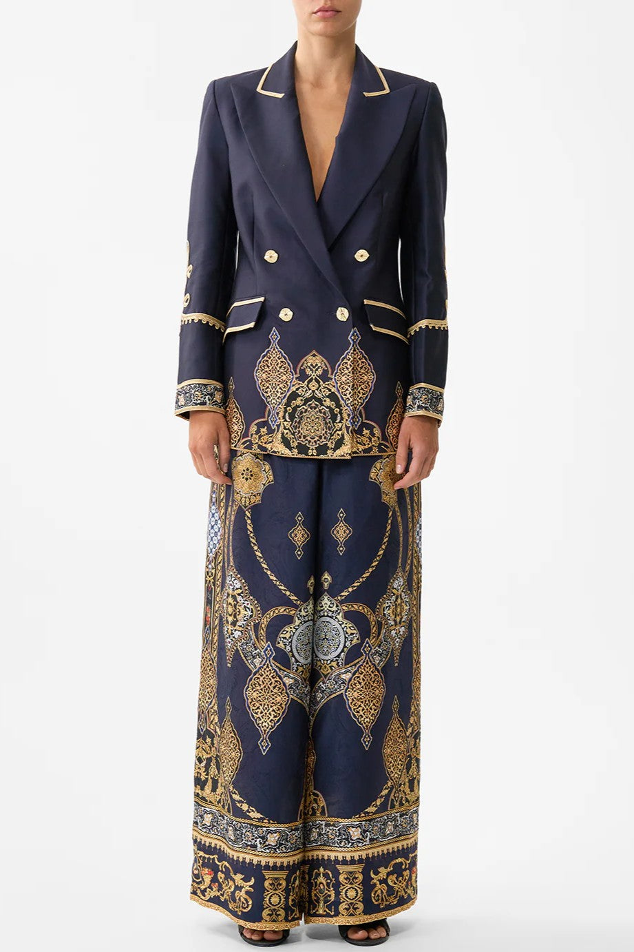 CAMILLA Double Breasted Suit Jacket - The Imperial Gate - Magpie Style