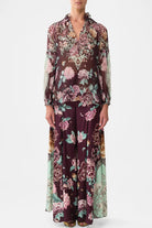 CAMILLA Frill Collared Blouse - If These Tiles Could Talk - Magpie Style