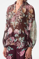 CAMILLA Frill Collared Blouse - If These Tiles Could Talk - Magpie Style