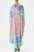 CAMILLA High Collar Kaftan with Tie - Topkapi Pop - Magpie Style