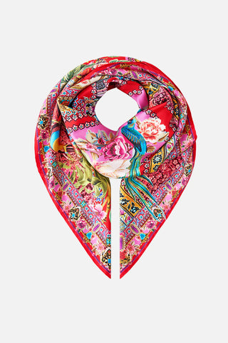 CAMILLA Printed Silk Twill Square Scarf - Heirloom Empire