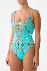 CAMILLA Underwire Square Neck One Piece with Scoop Back - Totems and Treasures