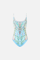 CAMILLA Scoop Neck One Piece with Scoop Back - Midsummer Mosaics - Magpie Style