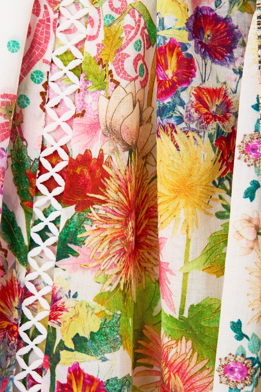 CAMILLA One Shoulder Dress with Blouson Sleeve - The Call of Catalonia - Magpie Style