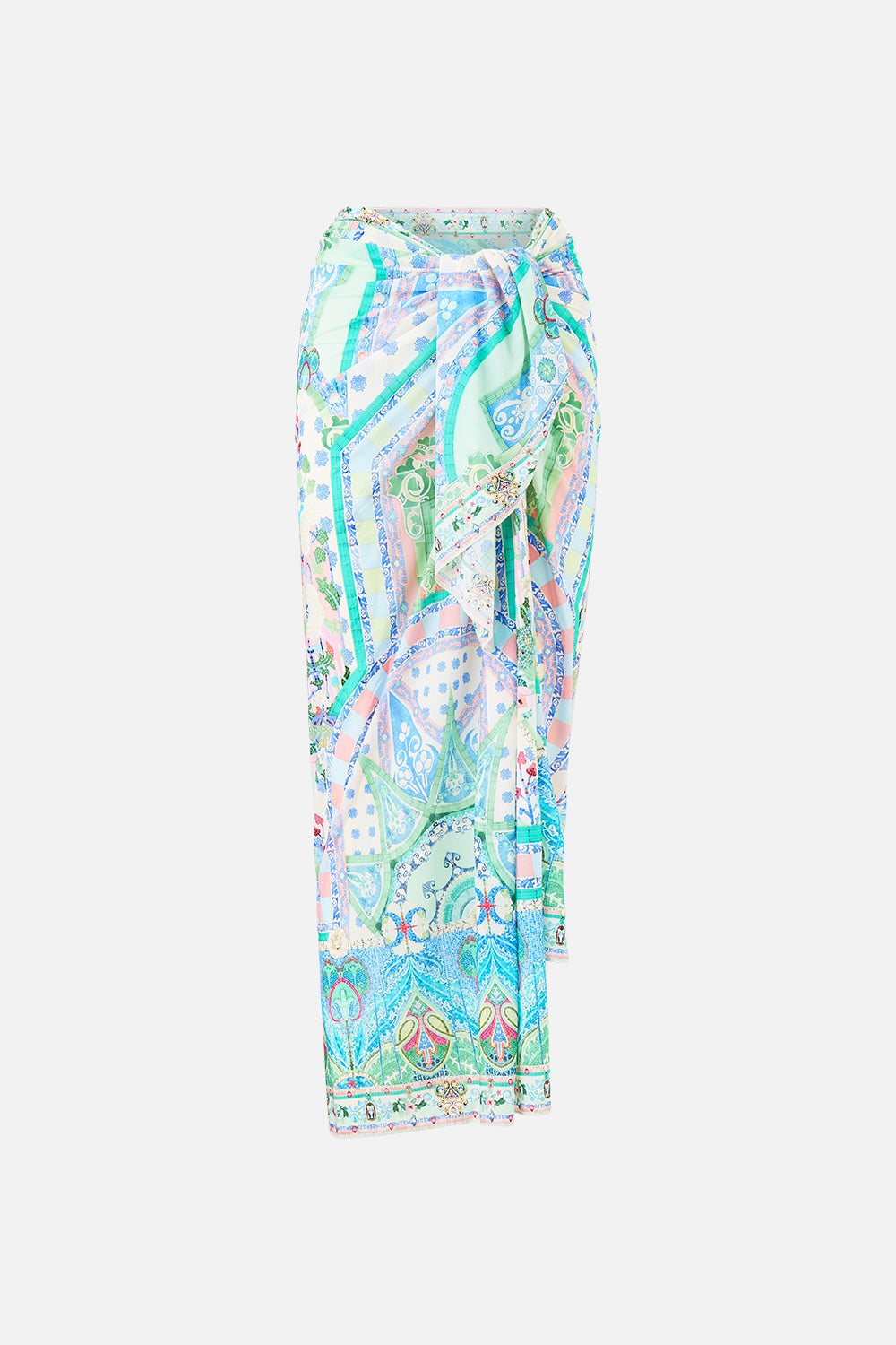 CAMILLA Multi Wear Long Sarong - Midsummer Mosaics - Magpie Style