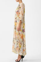 CAMILLA Long Gathered Panel Dress - The Architects of Alcazar - Magpie Style