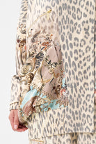 CAMILLA Oversized Jersey Parker Jacket - Aranjuez Animalia - Magpie Style