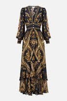 CAMILLA Long Button Front Dress - Taurus Rising - Magpie Style
