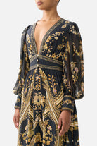 CAMILLA Long Button Front Dress - Taurus Rising - Magpie Style