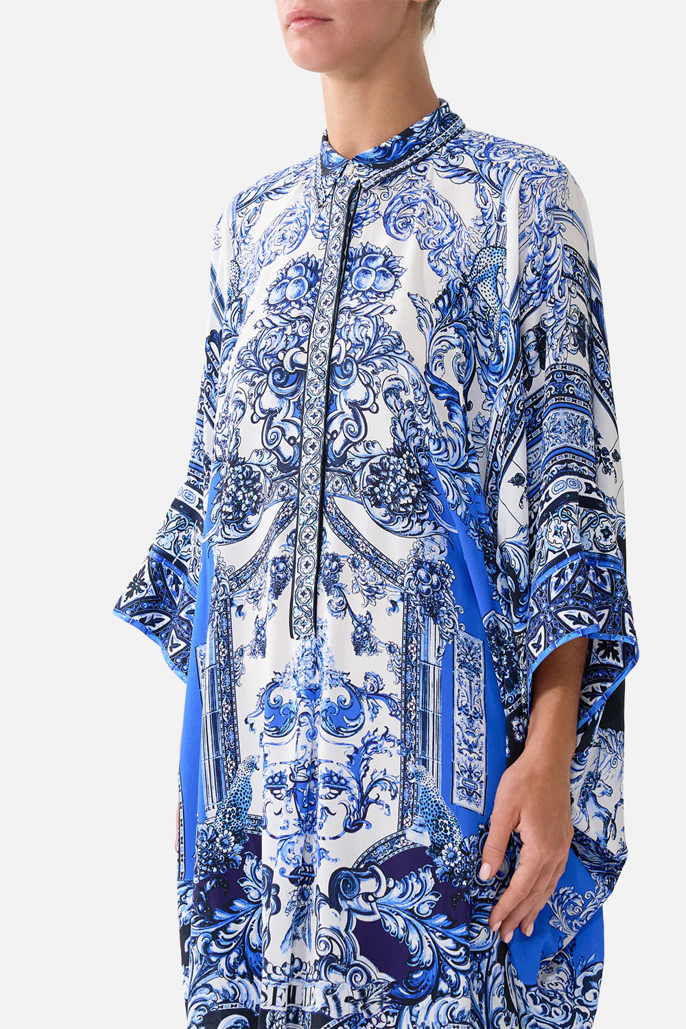 CAMILLA Batwing Kaftan - A Tiled Wonderland - Magpie Style