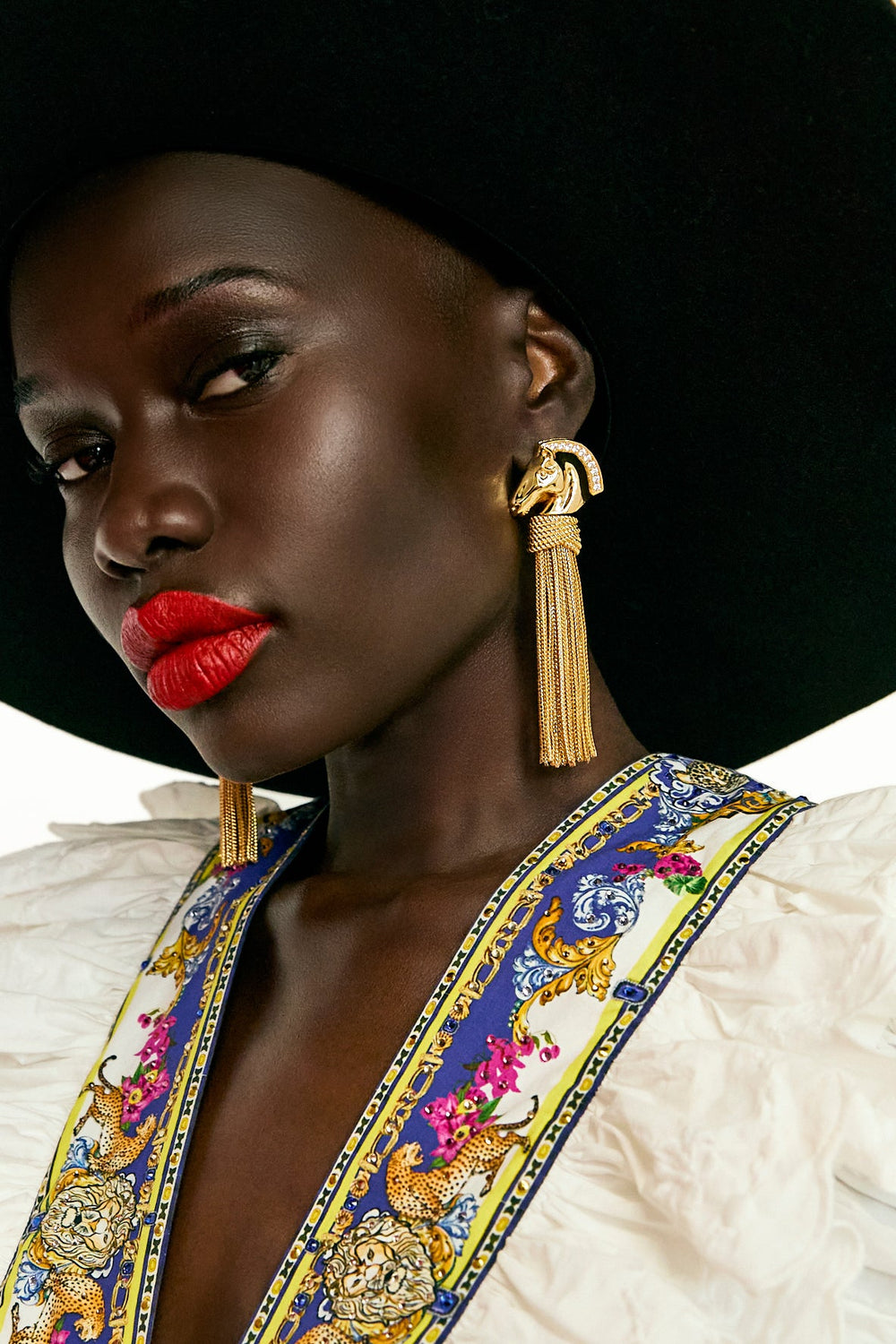 CAMILLA Savage Beauty Tassel Earrings