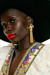 CAMILLA Savage Beauty Tassel Earrings