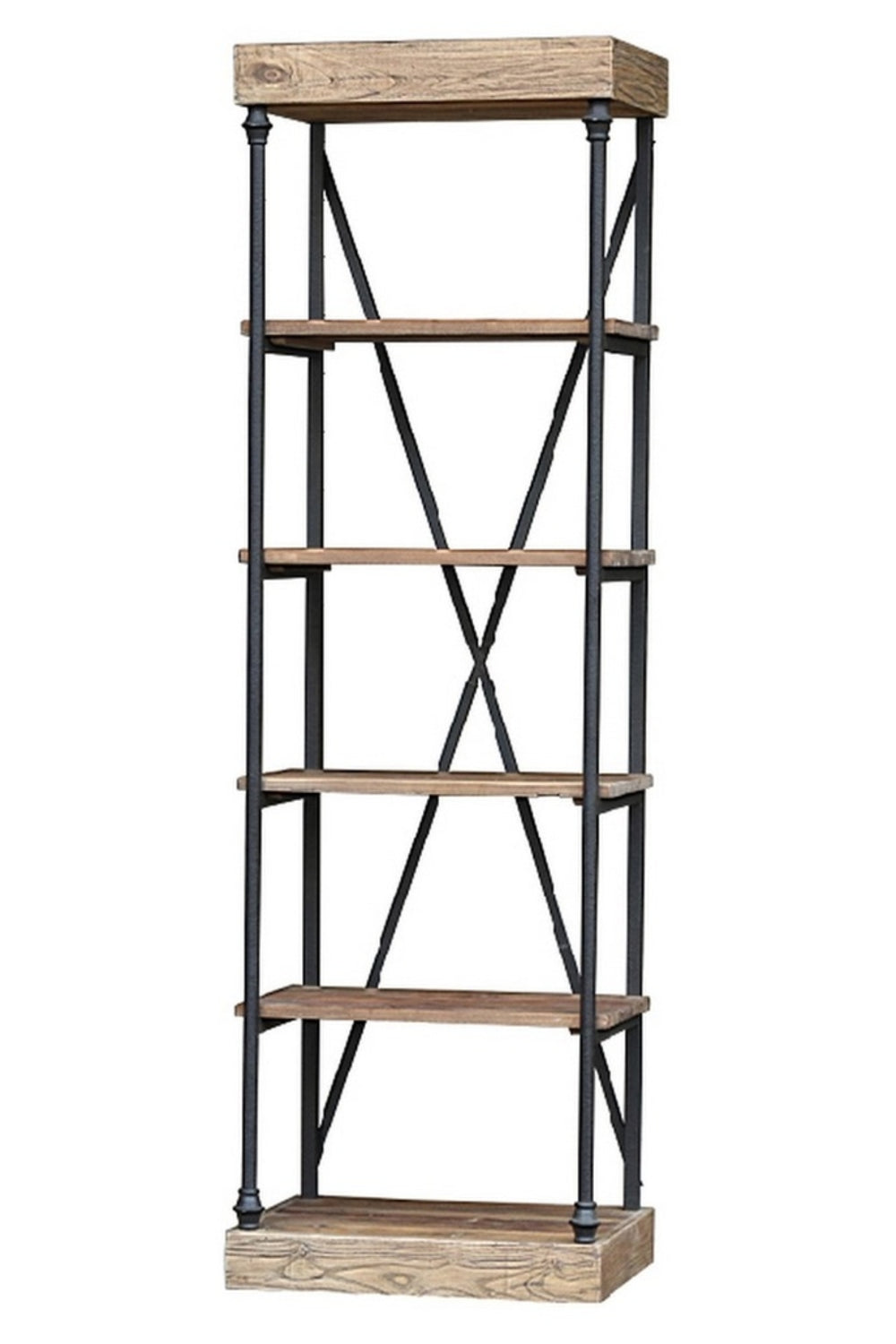 Elm & Iron Bookcase