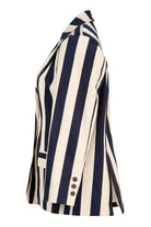 COOPER Cooper Club Jacket - Navy Stripe - Magpie Style