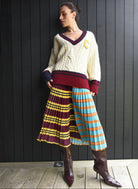 COOPER A Joyful Drop Skirt - Multi Stripe - Magpie Style