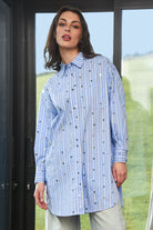 COOPER Play The Long Game Shirt - Blue Stripe - Magpie Style