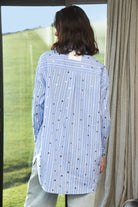 COOPER Play The Long Game Shirt - Blue Stripe - Magpie Style
