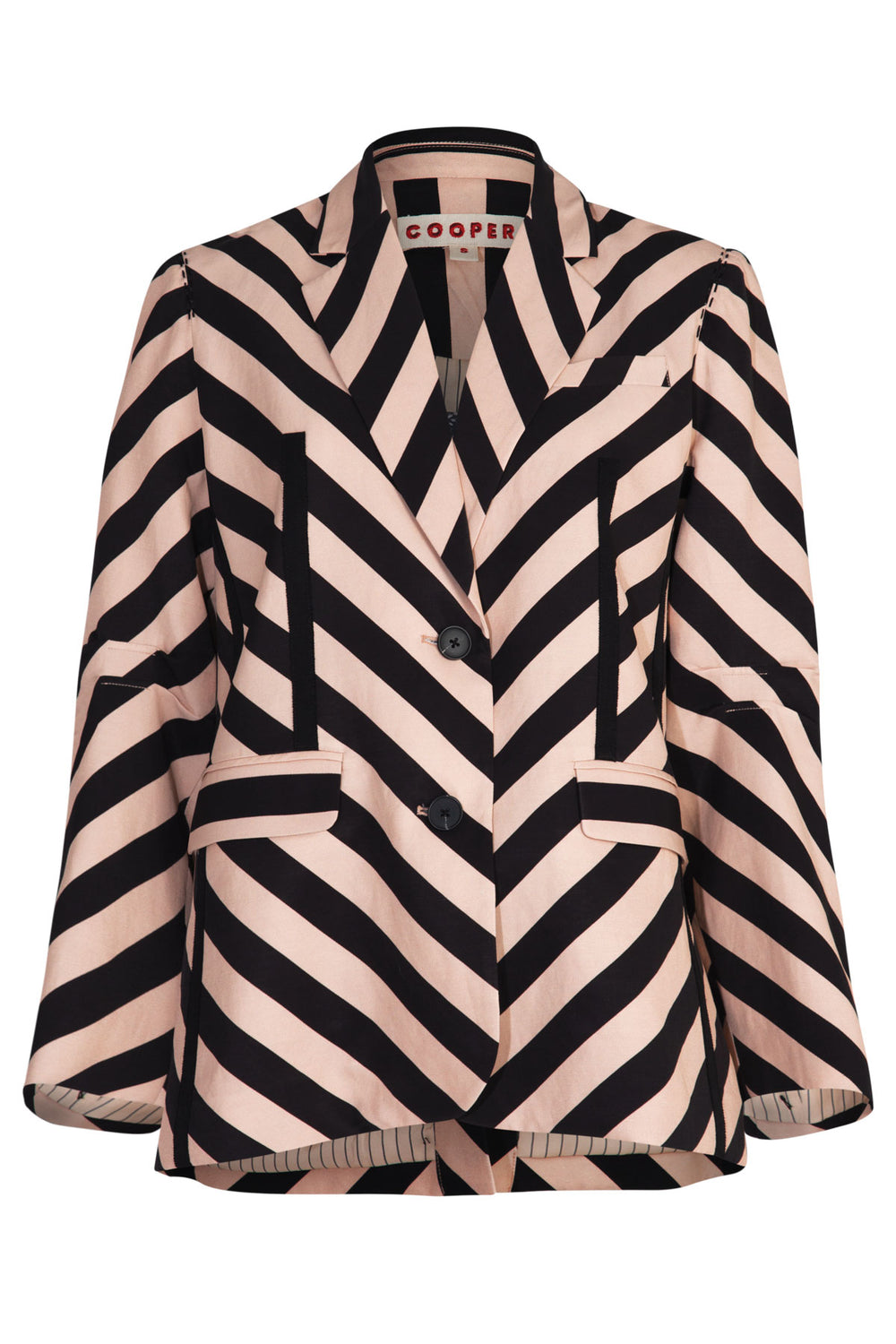 COOPER Love At First Tux Jacket - Chevron Stripe