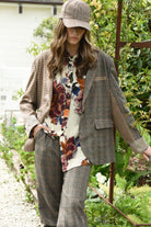 COOPER Criss-Crossed Jacket - Multi Check - Magpie Style