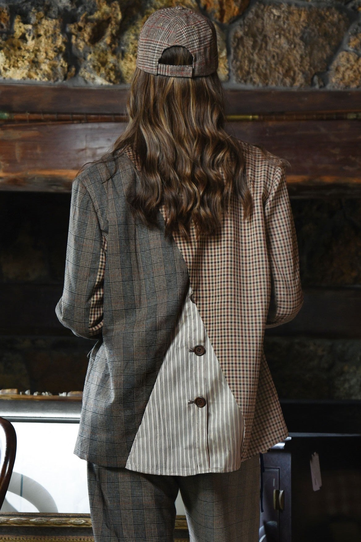 COOPER Criss-Crossed Jacket - Multi Check - Magpie Style