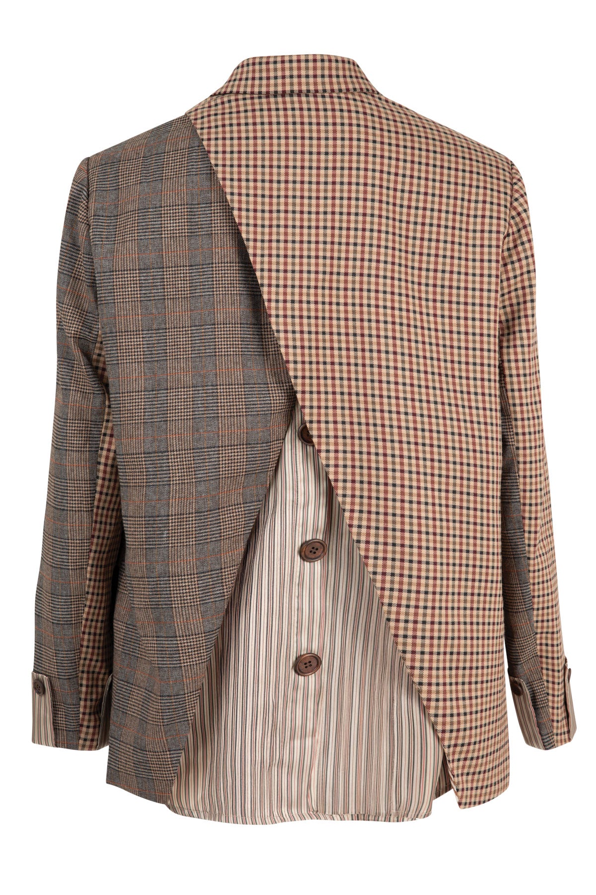 COOPER Criss-Crossed Jacket - Multi Check - Magpie Style