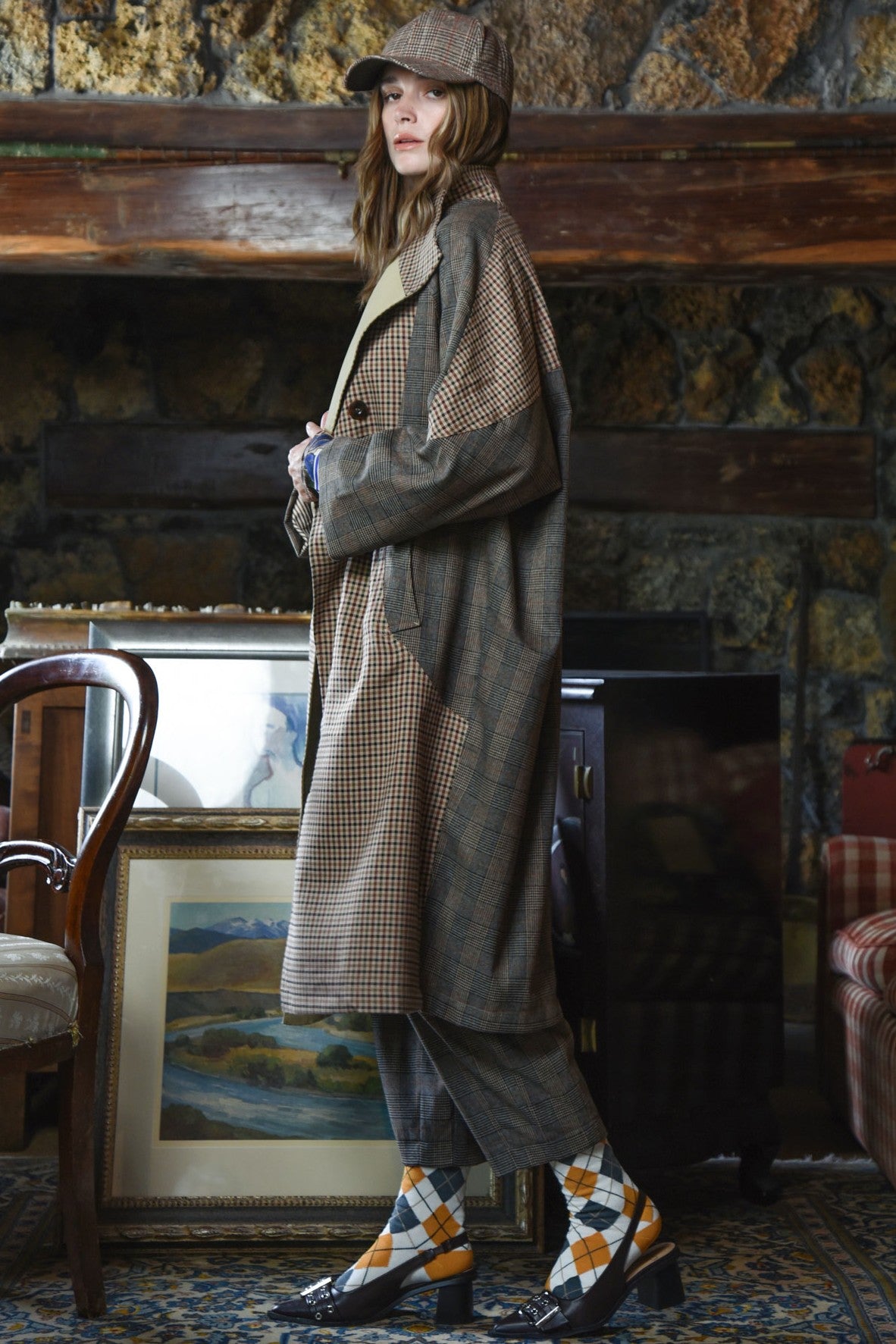 COOPER Splice Of Heaven Coat - Multi Check - Magpie Style