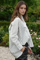 COOPER Yoke Of Luck Shirt - White Stripe - Magpie Style