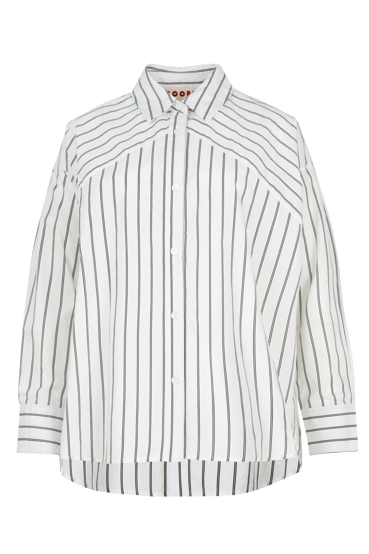 COOPER Yoke Of Luck Shirt - White Stripe - Magpie Style