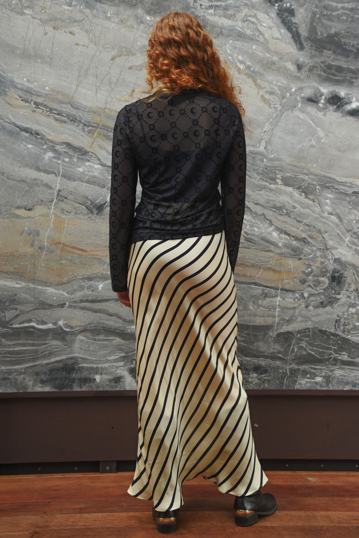 CURATE Bias About You Skirt - Stripes - Magpie Style