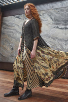 CURATE High and Rising Dress - Border Spot - Magpie Style