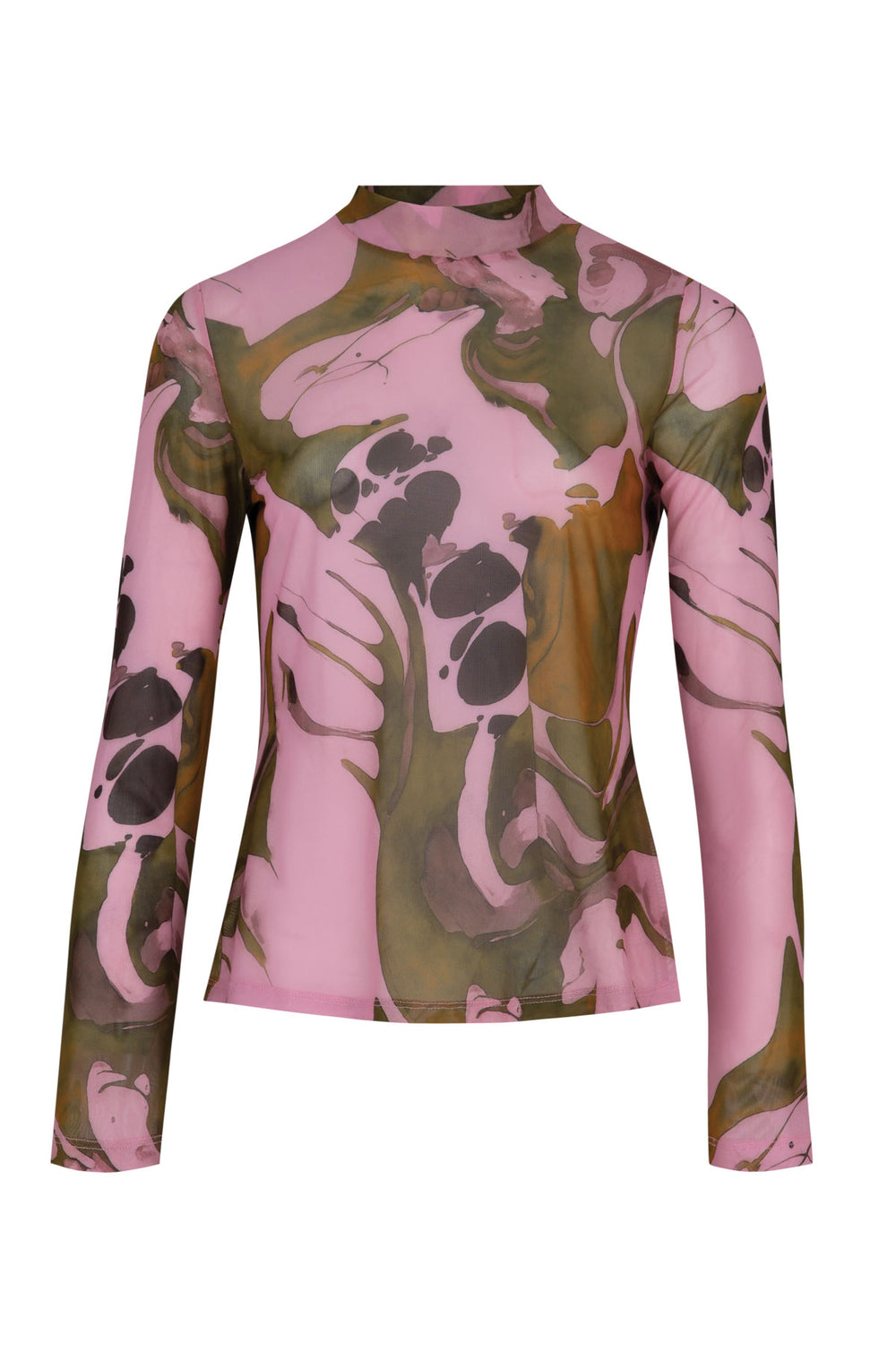 CURATE Don’t Get Meshy Top - Pink/Green