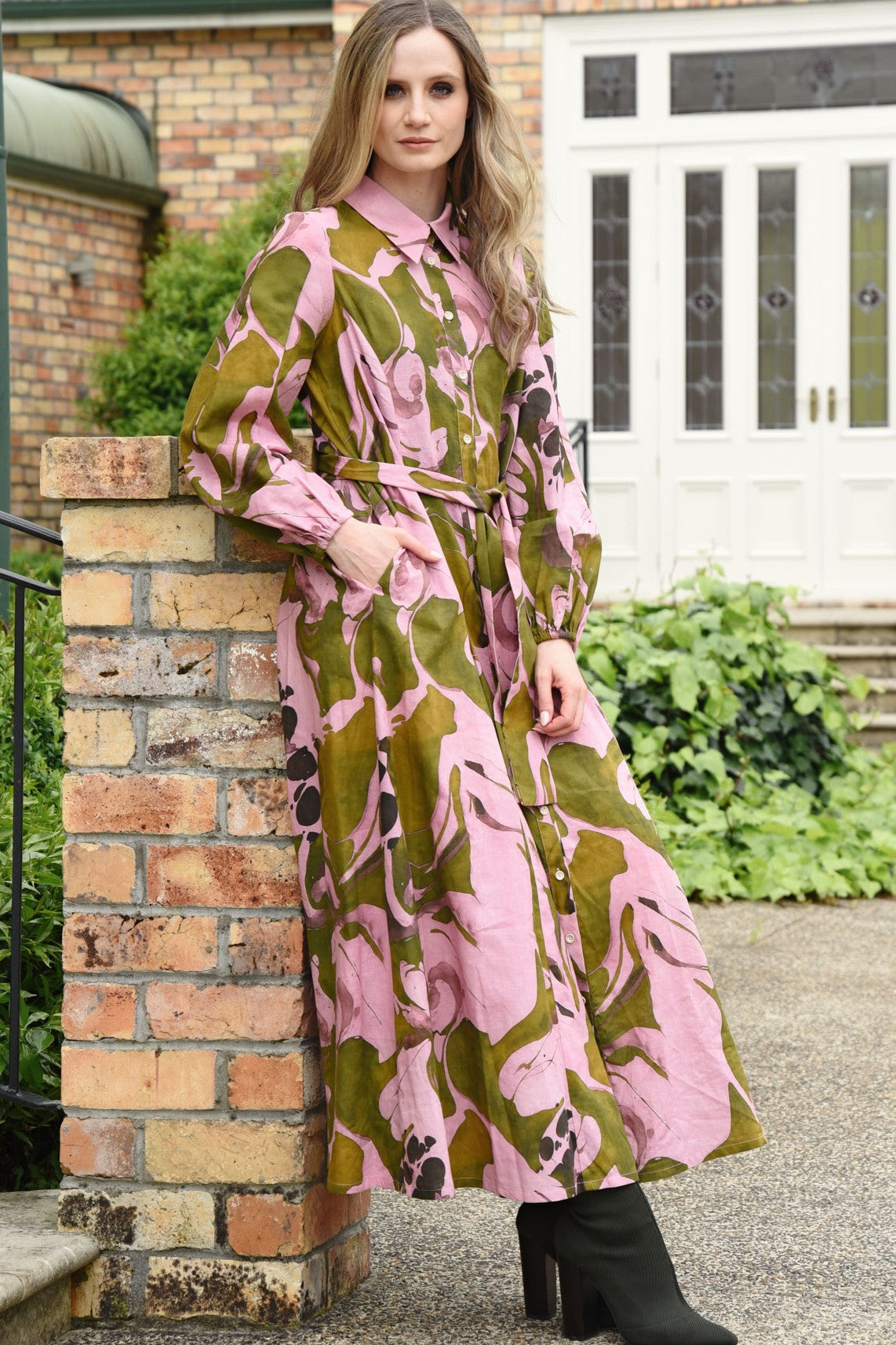 CURATE Good Serve Dress - Pink/Green - Magpie Style
