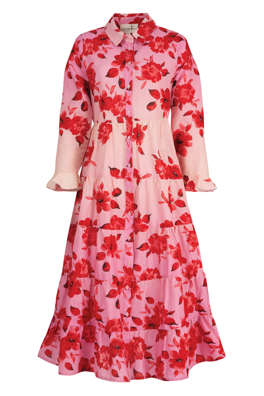 CURATE In The Long Dress - Pink/Red