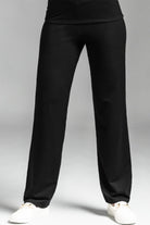 PAULA RYAN Straight Leg Lounge Pant - Merino Black - Paula Ryan