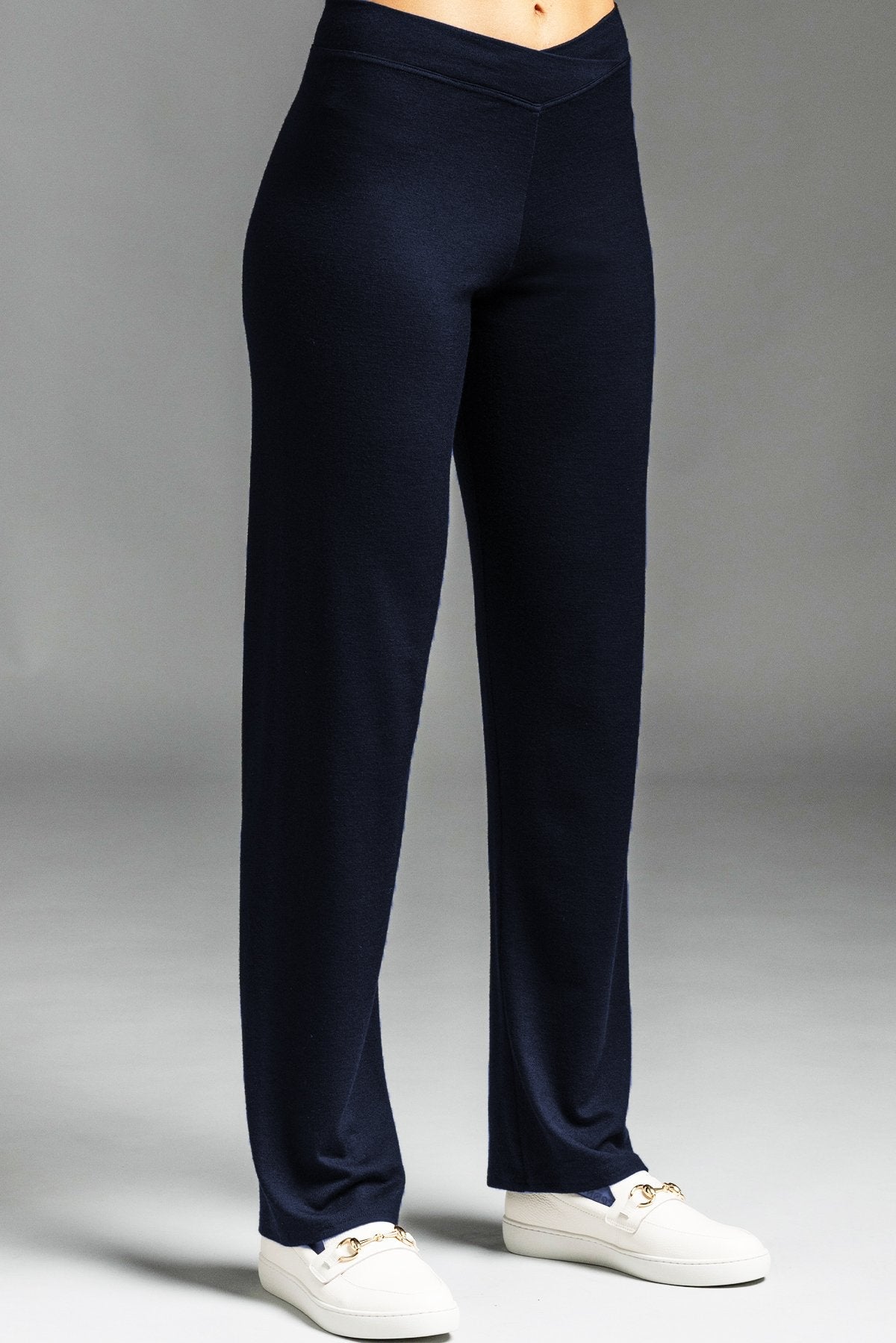 PAULA RYAN ESSENTIALS Narrow Leg Waistband Pant - Merino