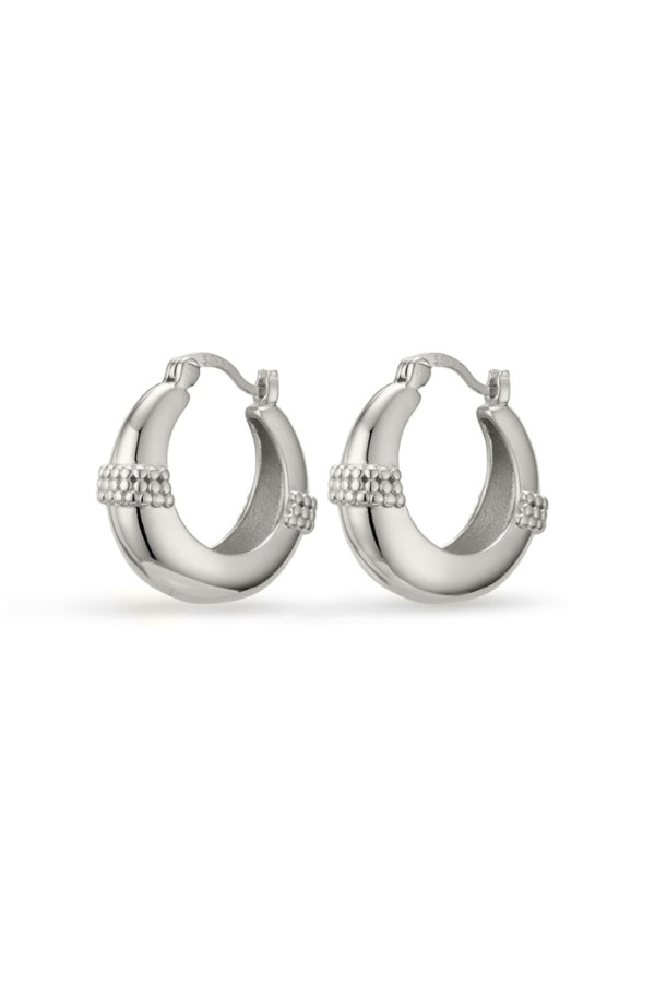 Cleo Hoop Earring - Silver