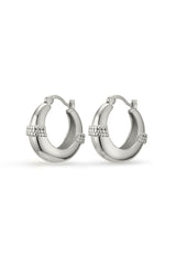 Cleo Hoop Earring - Silver