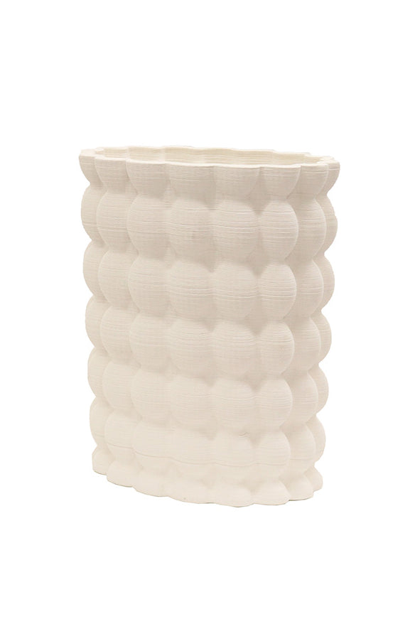 Porcilan Bubble Vase - Cream Medium - Magpie Style